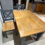 Harvey Norman Tisbury Extending Dining Set of table x2 chairs bench Image 2