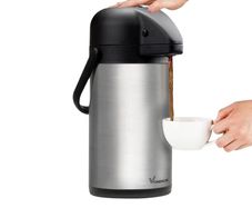 Coffee Thermos Pump, 1.9L, Brand New