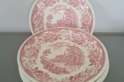 6 Saucers Royal Tudor Ware