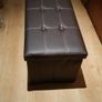 BRAND NEW Storage Benches Foldable Stool with Storage Space Home Sofa Ottoman Living Room Furniture Image 8