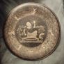 2 Vintage Egyptian Brass Wall Plates Image 2