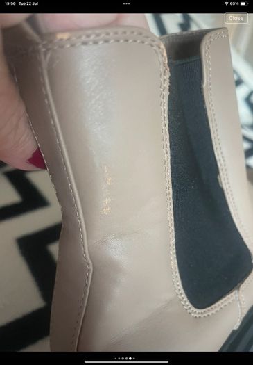 Size 39 ankle boot primark beige Chelsea boots