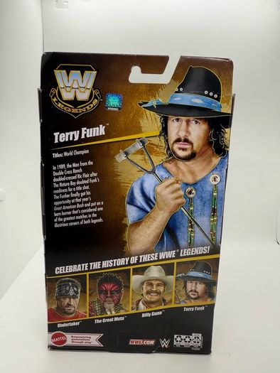 wwe elite legends series 27 Terry Funk action figure