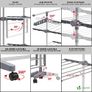 4 Tier Clothes Airer Drying Rack Image 5