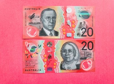Australia  20 Dollars  2020   Pick 64 . UNC   Polymer / Plastic.
