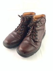 Clarks brown leather ladies boots