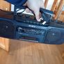 Vintage Sony CFS-200L Radio Cassette Boombox.  Fully Working Image 2