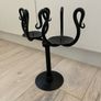 Black Cast Iron Candlebra Image 3