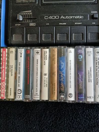 cassettes and player