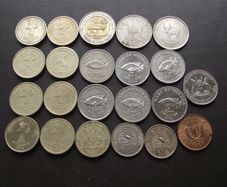 A Lot of 22 coins from Uganda (1966-2022)