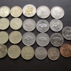 A Lot of 22 coins from Uganda (1966-2022)