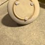 Cream Ceramic Chamberstick or Wee Willie Winkie Candle-Holder Image 4