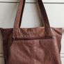 Rowallan of Scotland Brown Leather Tote Bag Image 8