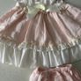 Baby girl dress and frilly pants Image 2
