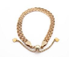 Vintage Gold Plated Sterling Silver Bracelet