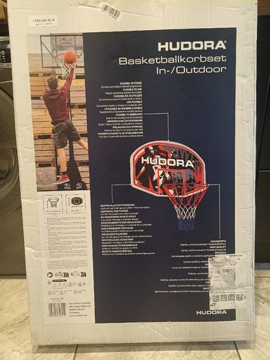 Brand new full size basketball backboard and hoop, boxed. Ideal gift