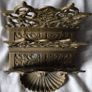 vintage collectable brass letter rack Image 5