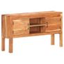 Sideboard 116x30x66 cm Solid Acacia Wood Image 9