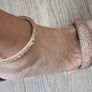 QUEEN VIVI Rose Gold Bling Strap High Heels Sz 41 (Fit 7-7.5UK) Image 4