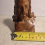 Wood Carved Jesus Head Image 2