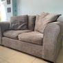 Sofa x 2 - Silver Grey Two Seater and Three Seater Image 4