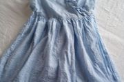 Next pretty blue and white stripped dress