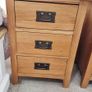 2  Solid Oak Bedside Lockers Image 4
