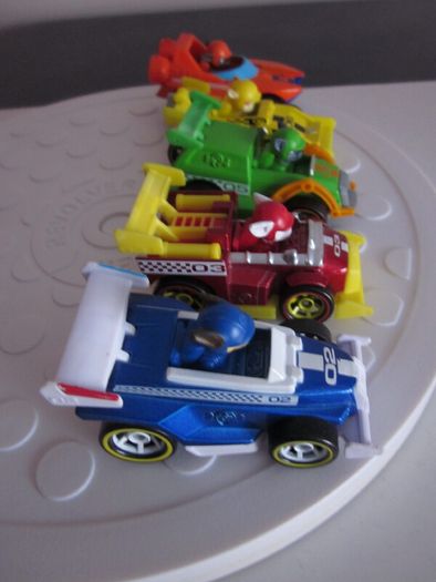 5 Paw Patrol Die Cast Racers 3"