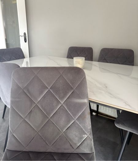 dining table and chairs