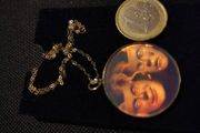 Theatre Acting Masks Comedy and Tragedy 9ct gold