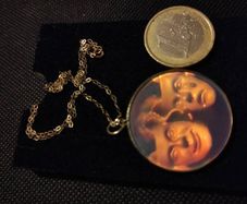 Theatre Acting Masks Comedy and Tragedy 9ct gold