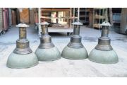 Set Of 4 Vintage Style Industrial Pendant Lights KAS1384