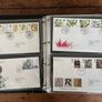 Collection of  78 UK First Day Cover stamps 1993 to 1998 in album Image 5