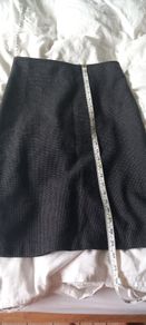 Benetton knee length charcoal skirt