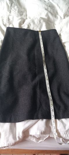 Benetton knee length charcoal skirt