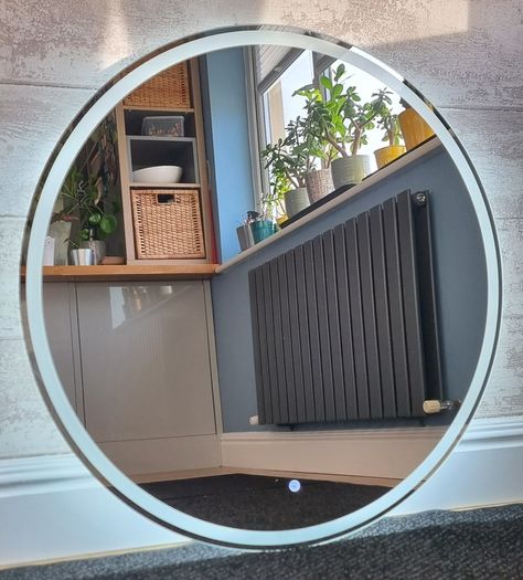 LED Bathroom Mirror Antifog Demister Makeup 80cm