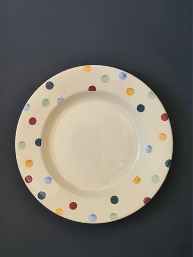 Emma Bridgewater Polka Dot Dinner Plates Set of 3 Vintage 27cm