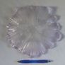 2 Mikasa Art Glass Tulip Pattern Plates Image 7