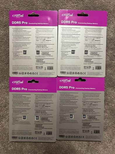Crucial 32gb Ddr5 Ram 6400mt/s Cl38 NEW
