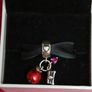 Pandora Disney Snow White apple and heart dangle charm Image 2