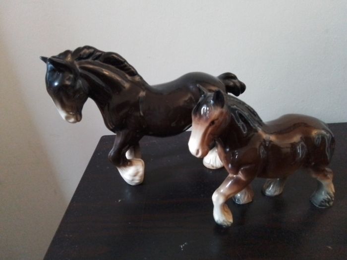 Two Clydesdale Horses