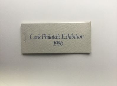 Irish stamps, 1986 Cork Philatelic Exhibition Booklet