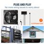 16-Inch Metal Exhaust Fan with Temperature & Humidity Controller Image 3