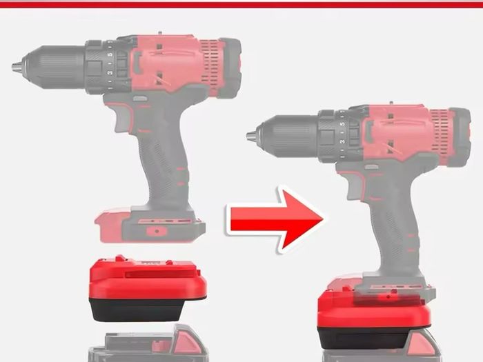 Battery Adapter for Craftsman 20V Tools for DeWalt 20V and for Milwaukee 18V Li-on Battery Convert to for Craftsman Power Tool