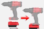 Battery Adapter for Craftsman 20V Tools for DeWalt 20V and for Milwaukee 18V Li-on Battery Convert to for Craftsman Power Tool