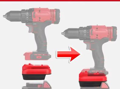 Battery Adapter for Craftsman 20V Tools for DeWalt 20V and for Milwaukee 18V Li-on Battery Convert to for Craftsman Power Tool