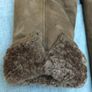 Vintage Ladies Mocklers Genuine Leather Shearling Nor'Easter Long Coat Size UK 8 Image 7