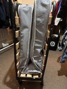 Foldable Single bed with wheels
