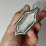 368 - Set of 2 Vintage Collectible Decorative Clear Glass Small Perfume Bottles Image 4