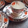 Art Deco Hand Painted Ivery Ware Tea Set Image 10